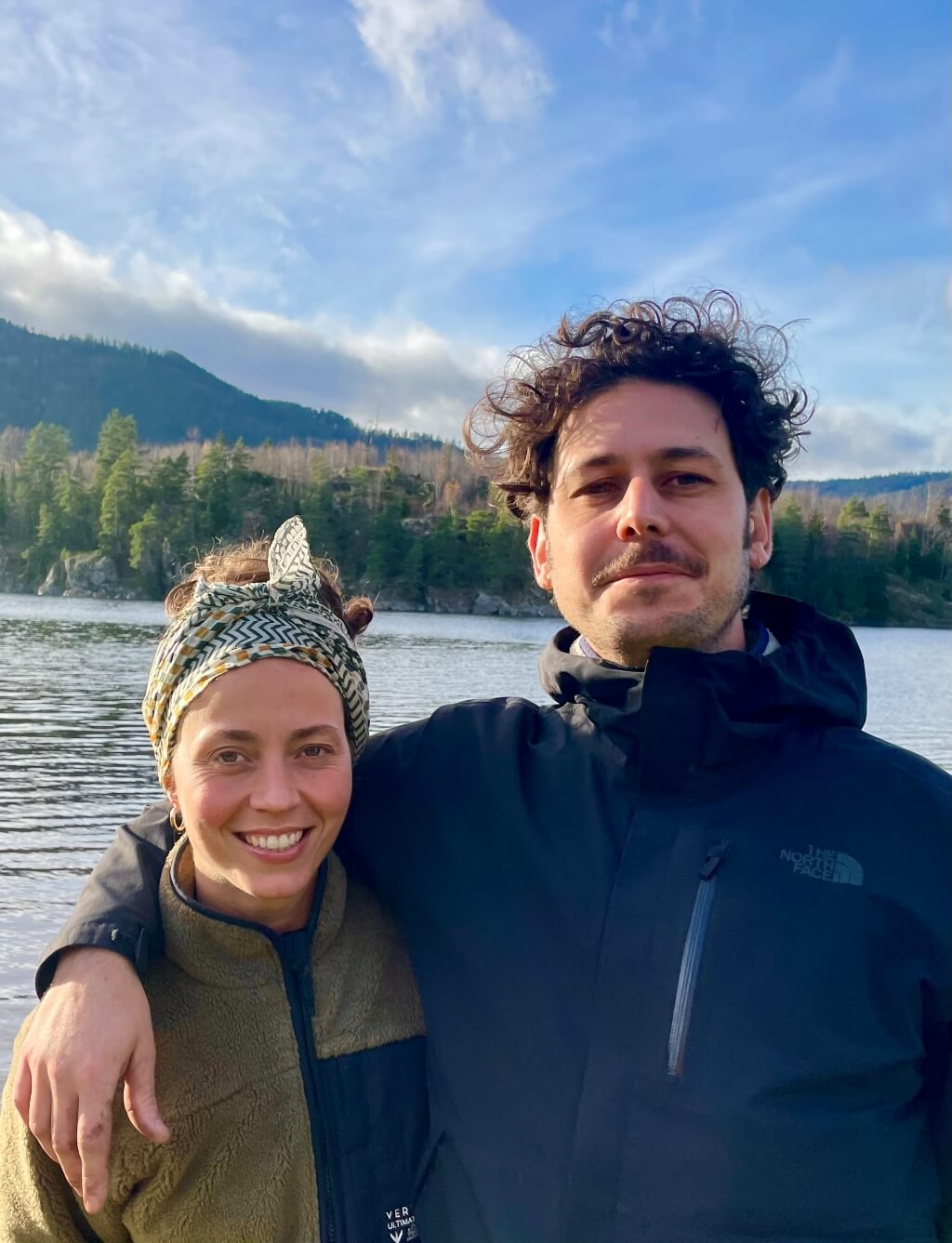 Mark og Julie, eiere Lystang Camping. Foto