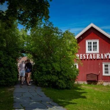 Buffet fra restauranten på Bø Hotell