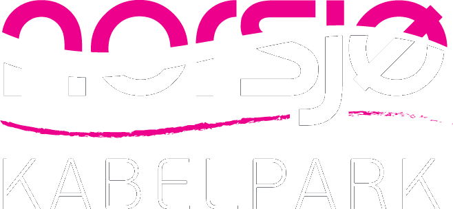 Logo for Norsjø Kabelpark, en populær destinasjon for vannaktiviteter og friluftsliv.