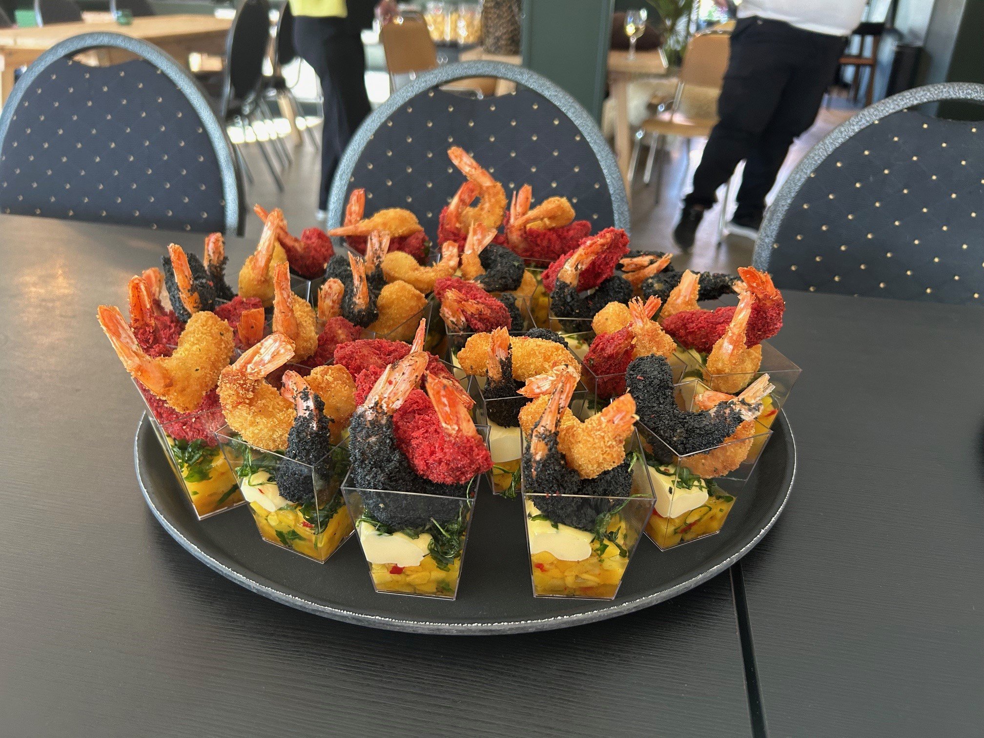 Billetten klippes på serveringsstedet