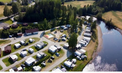 Oversiktsbilde av Åsgrav Camping