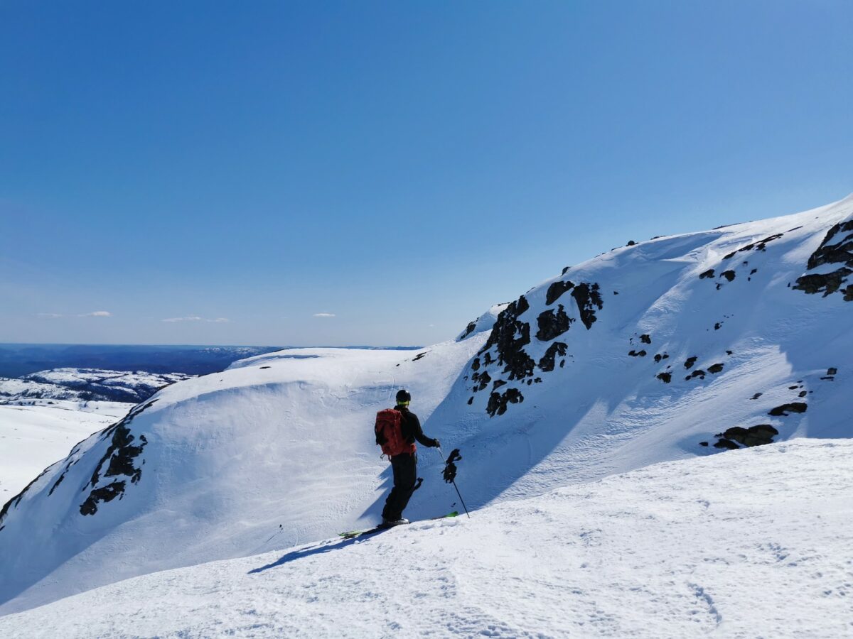 Skigåer på Lifjell