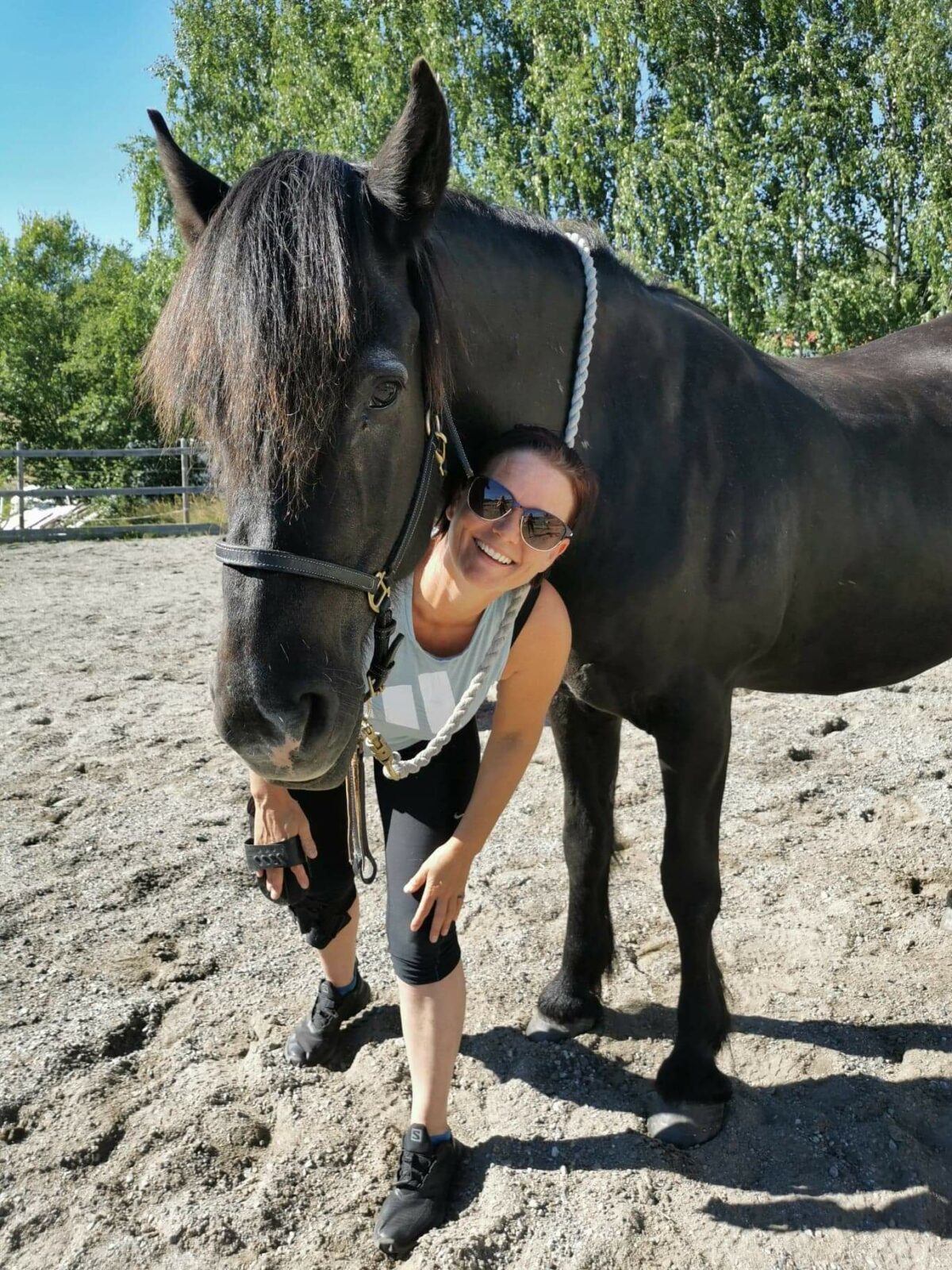 Hest og jente