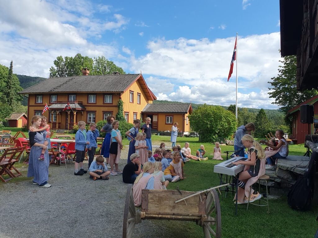 Arrangement på Evju Bygdetun. Foto