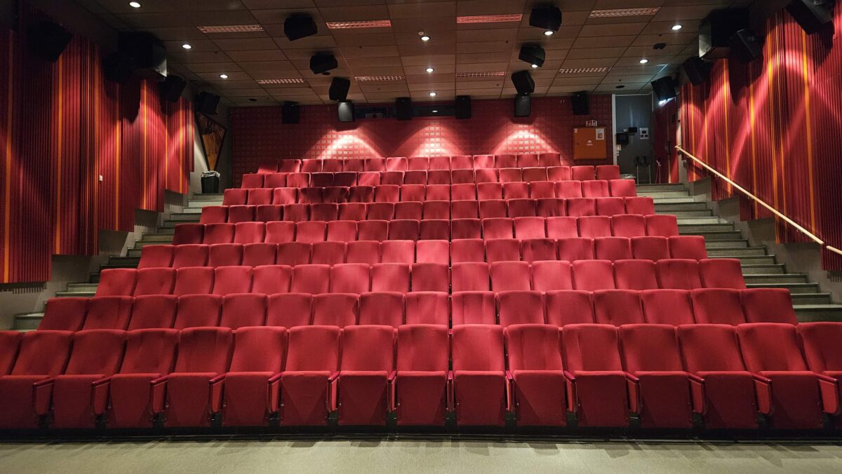 Kinosalen i Bø kino. Foto