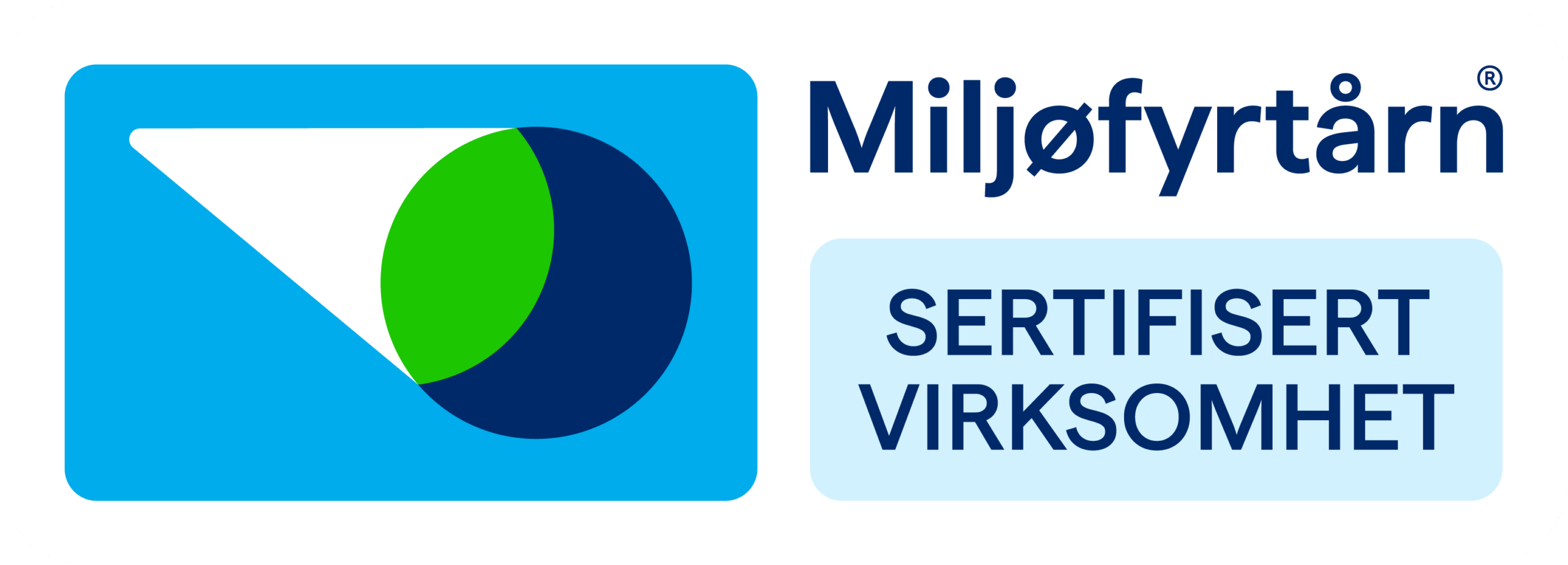 Miljøfyrtårn sertifisering logo for bærekraftige virksomheter i Norge.