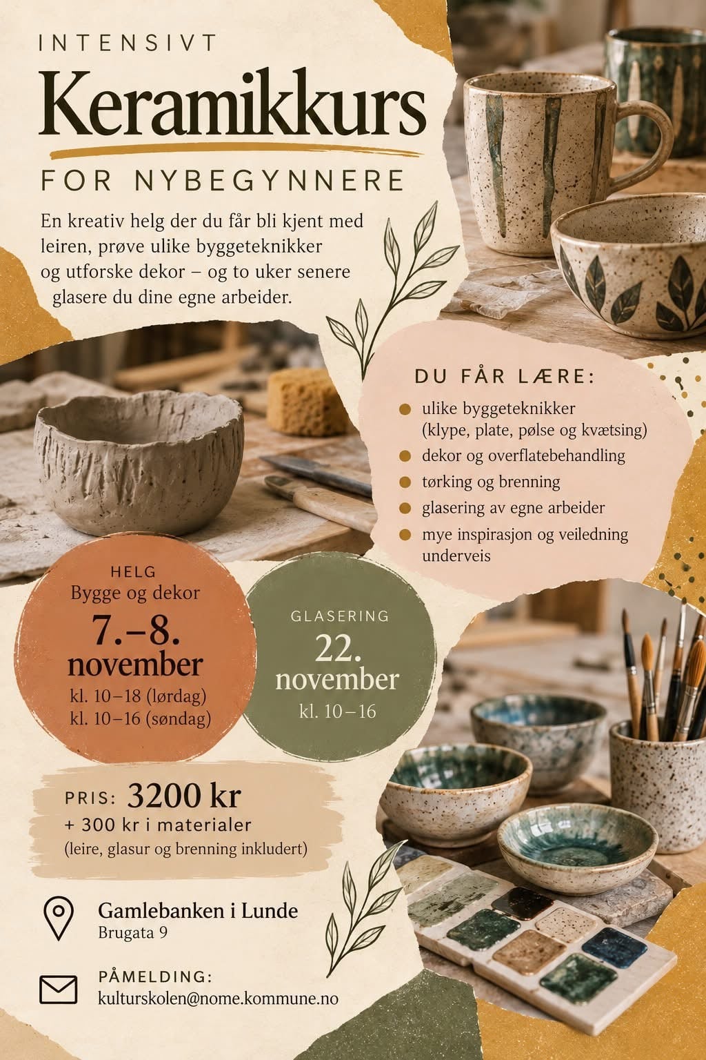 Featured image for “Helgekurs i keramikk”