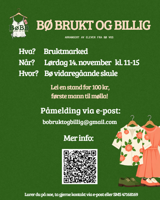 Featured image for “♻️ BØ BRUKT OG BILLIG ♻️”
