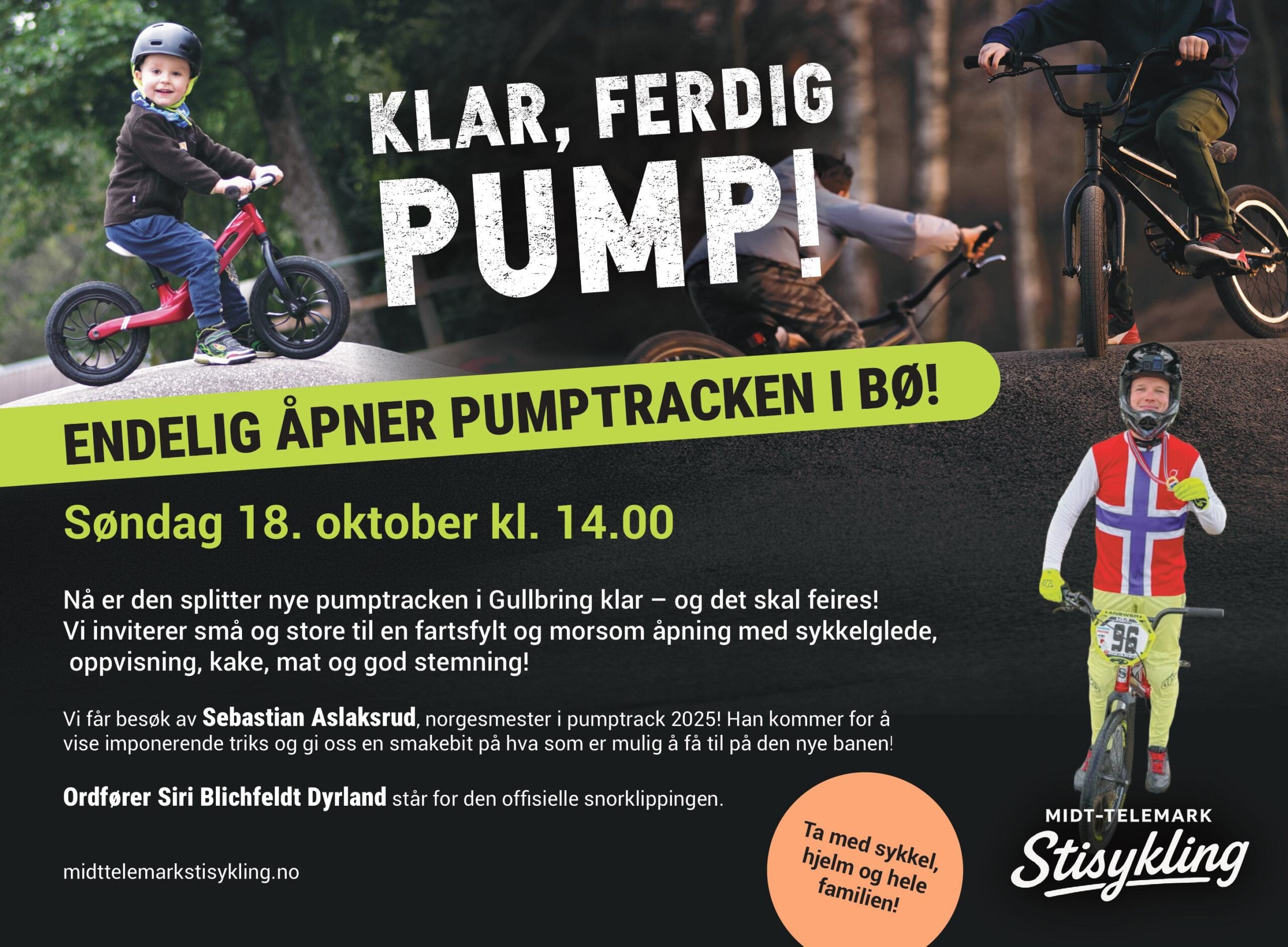 Featured image for “🚴 NÅ SKJER DET – PUMPTRACKEN ÅPNER! 🎉”